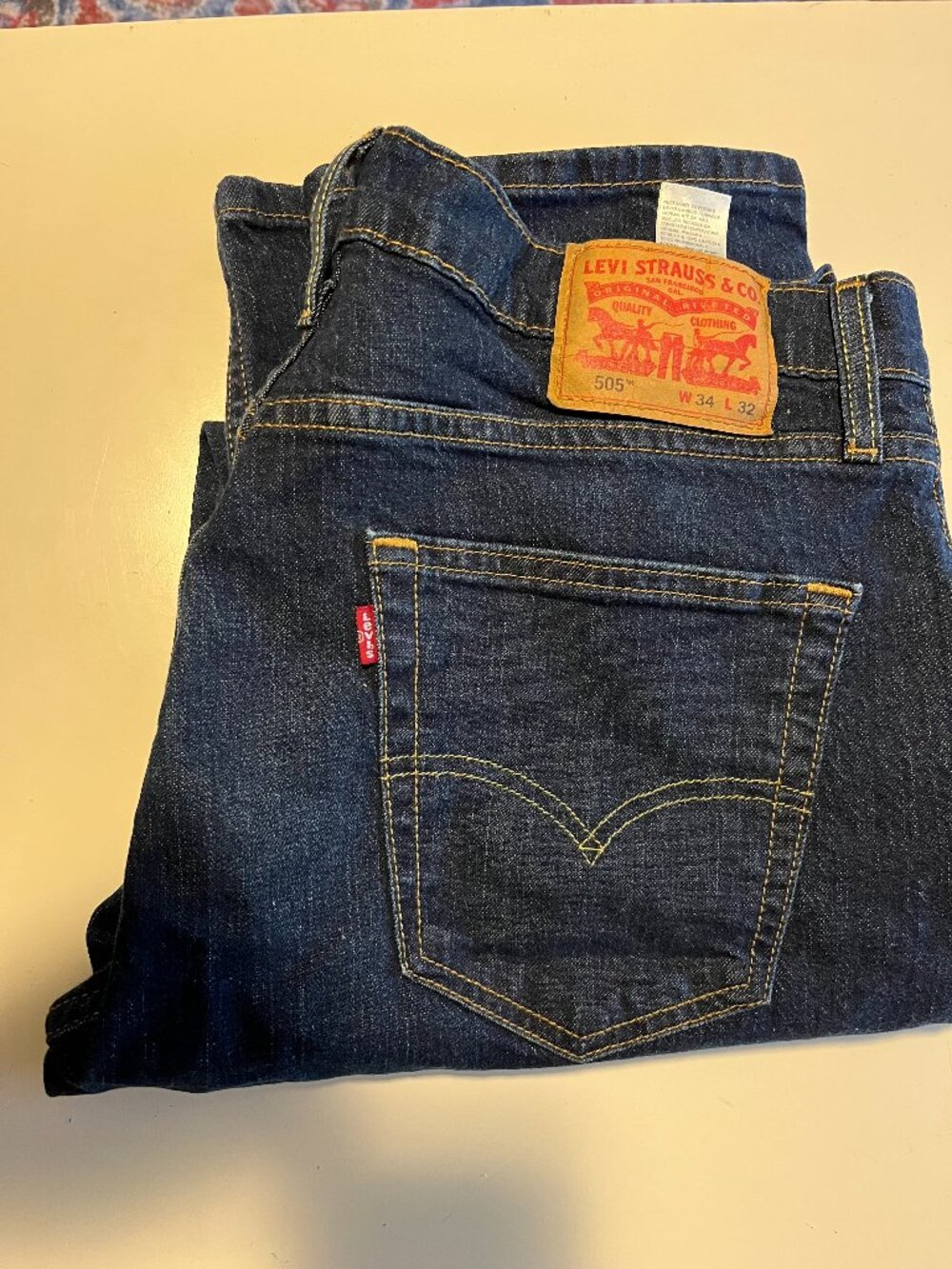 Levi's 505 Men's Jeans, Size 34W x 32L